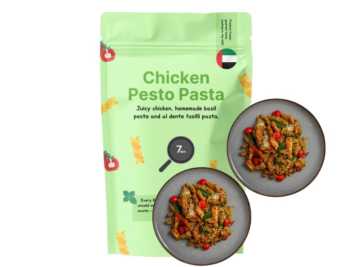 Pesto Chicken Pasta (XL, 2 Portions)