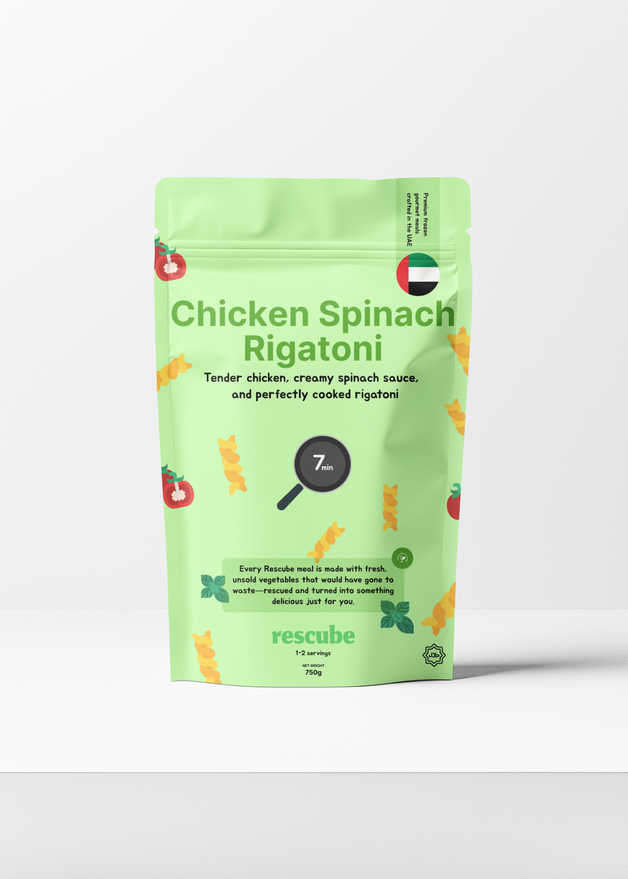Chicken Spinach Rigatoni (XL, 2 Portions)