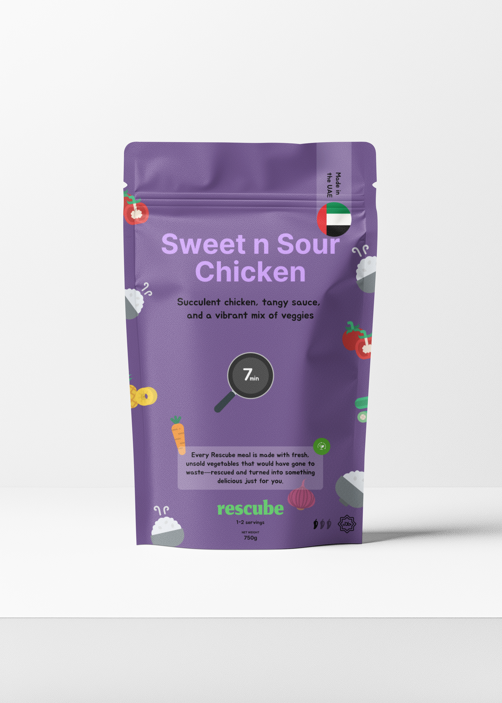 Sweet And Sour Chicken (XL, 2 Portions)