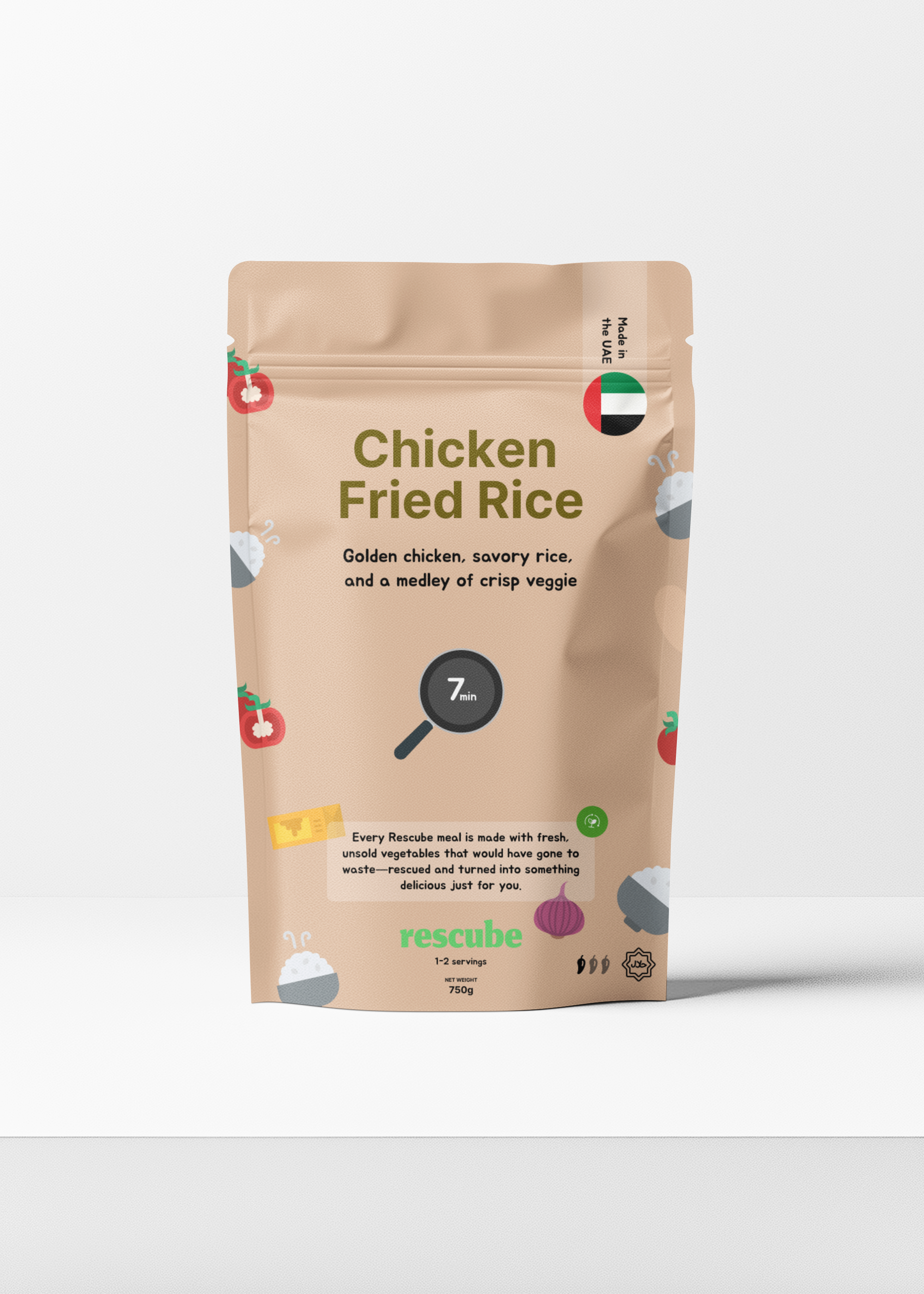 Chicken Fried Rice (XL, 2 Portions)