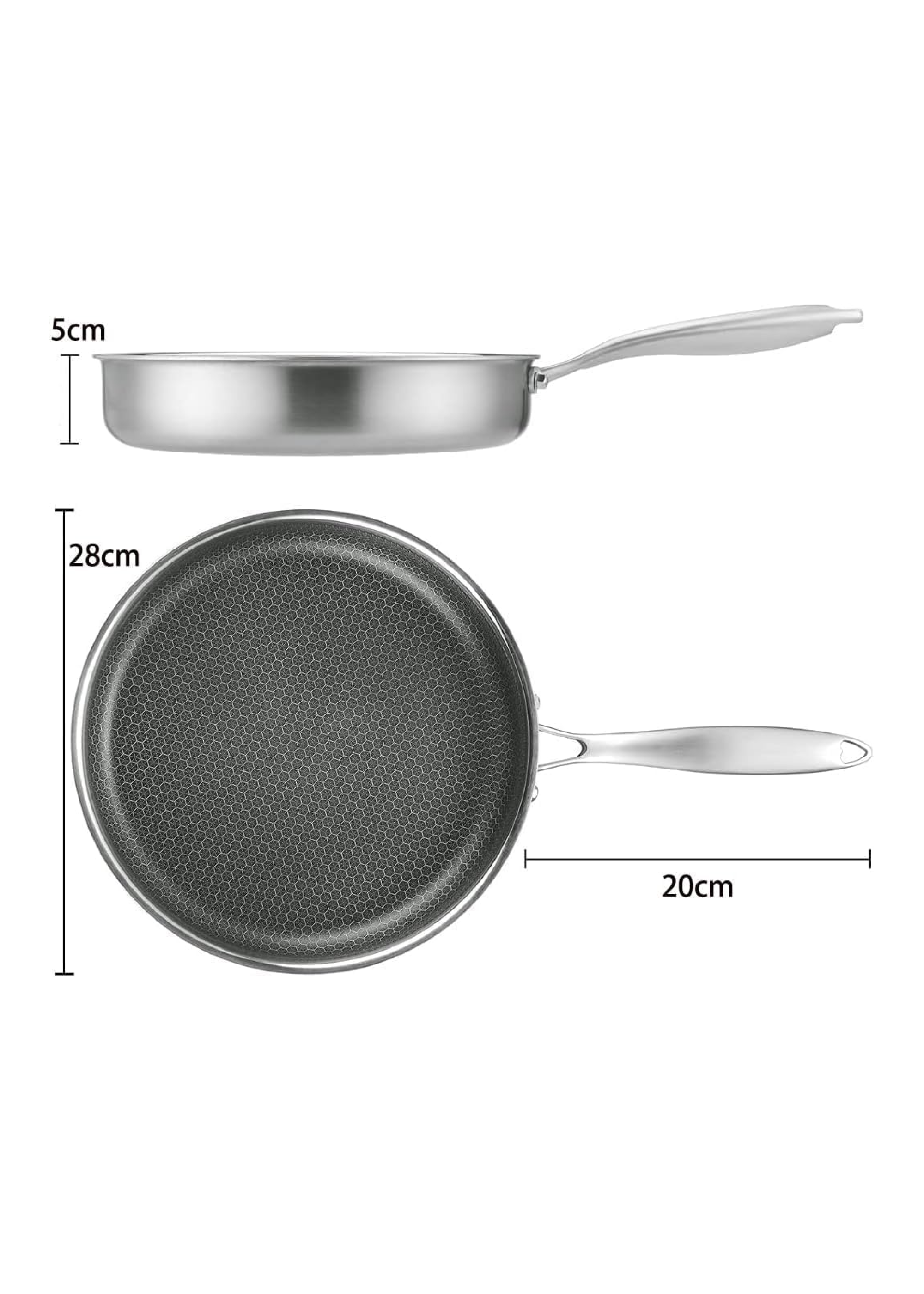 Stainless Steel Frying Pan