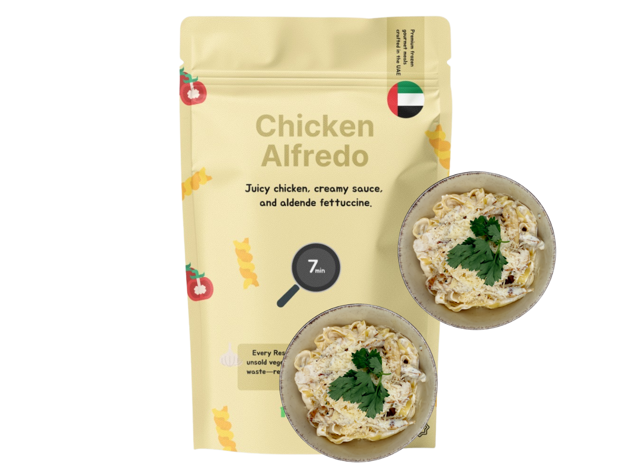 Fettuccine Alfredo pasta (XL, 2 Portions)