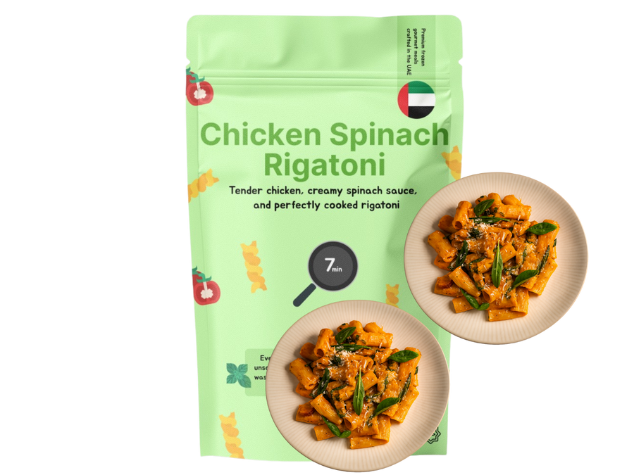 Chicken Spinach Rigatoni