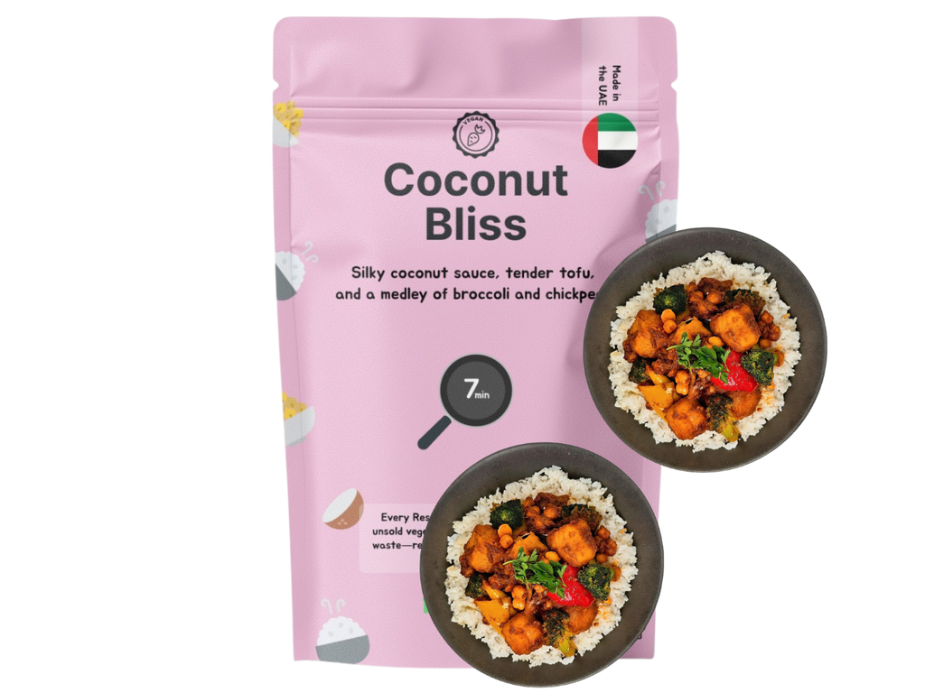 (Vegan) Coconut Bliss: Tofu - Broccoli & Chickpeas (XL, 2 Portions)