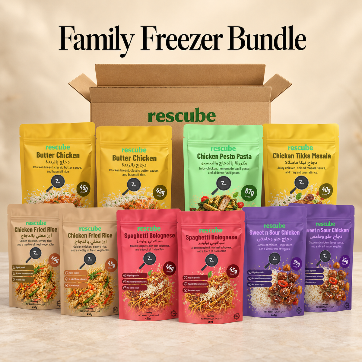 Family Freezer Bundle 10 bags
