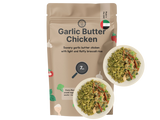 (Keto) Garlic Butter Chicken with Broccoli rice