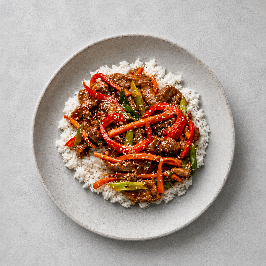 Asian Stir Fried Beef with Rice 450g