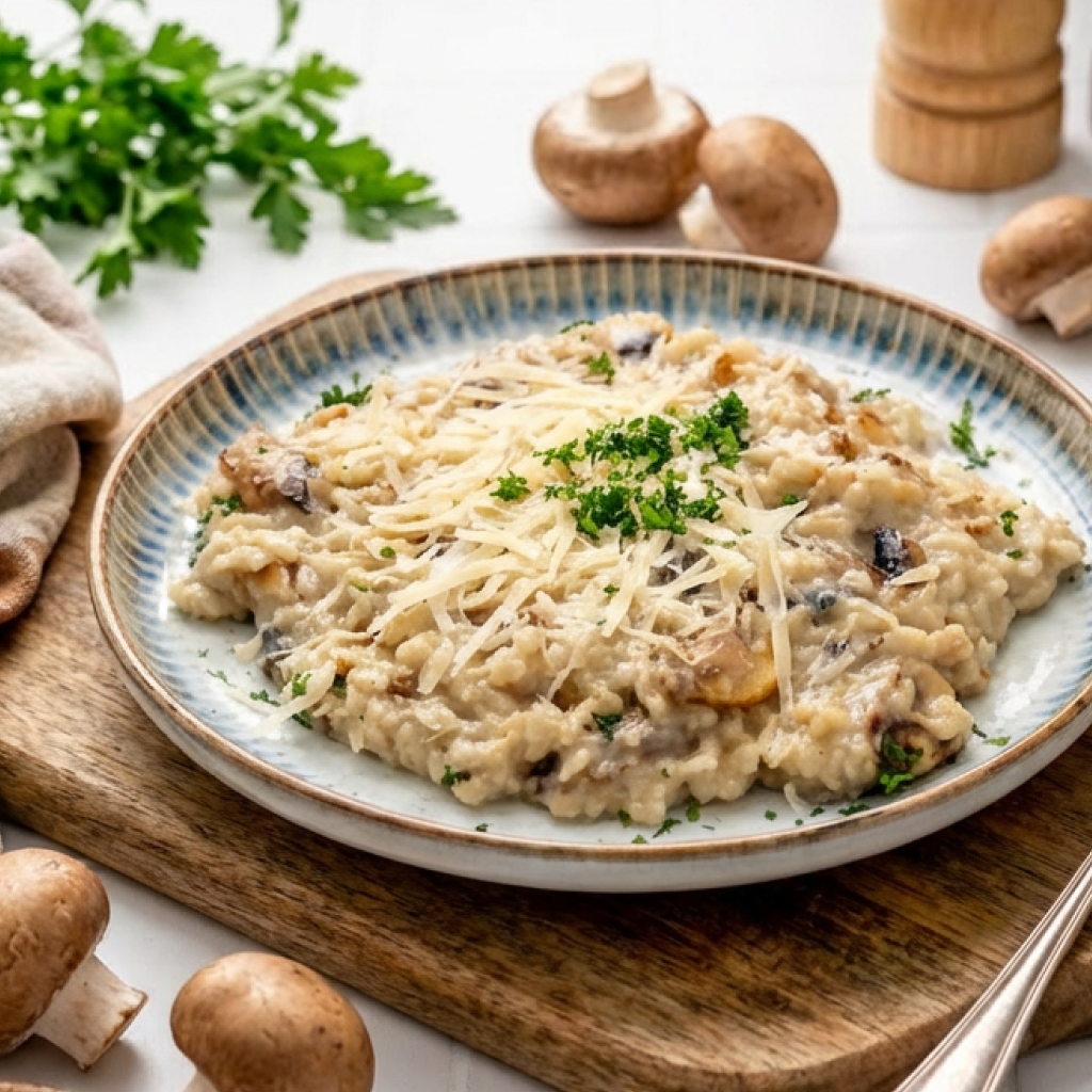 Mushroom Risotto (XL, 2 Portions)