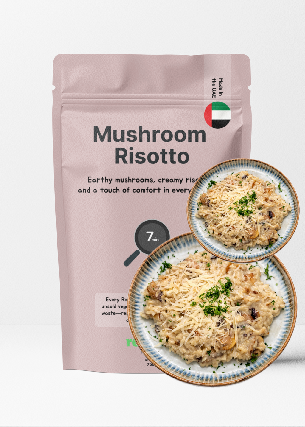 Mushroom Risotto (XL, 2 Portions)