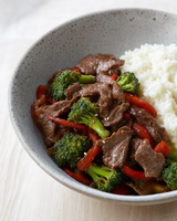 (Keto) Beef & Broccoli with cauliflower mash