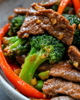 (Keto) Beef & Broccoli with cauliflower mash