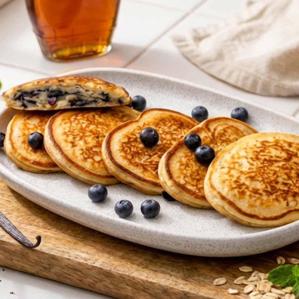 Blueberry Protein Pancakes (10 piece)