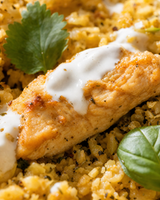 Cauliflower rice & Chicken