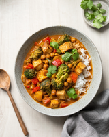 (Vegan) Coconut Bliss: Tofu - Broccoli & Chickpeas
