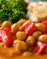 (Vegan) Coconut Bliss: Tofu - Broccoli & Chickpeas