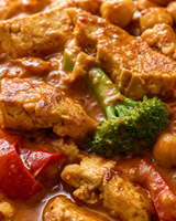 (Vegan) Coconut Bliss: Tofu - Broccoli & Chickpeas
