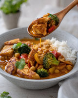 (Vegan) Coconut Bliss: Tofu - Broccoli & Chickpeas