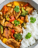 (Vegan) Coconut Bliss: Tofu - Broccoli & Chickpeas