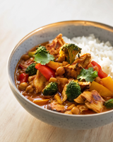 (Vegan) Coconut Bliss: Tofu - Broccoli & Chickpeas