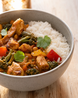 (Vegan) Coconut Bliss: Tofu - Broccoli & Chickpeas