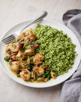 (Keto) Garlic Butter Chicken with Broccoli rice