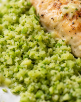 (Keto) Garlic Butter Chicken with Broccoli rice