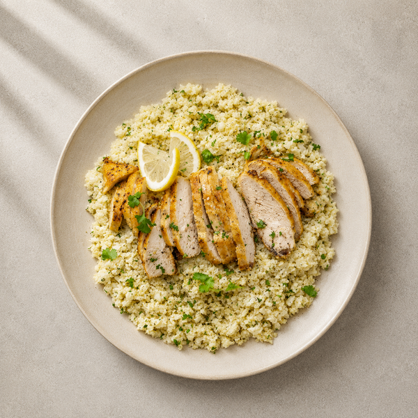 Keto Lemon & Herb Chicken with Cauliflower Rice 450g