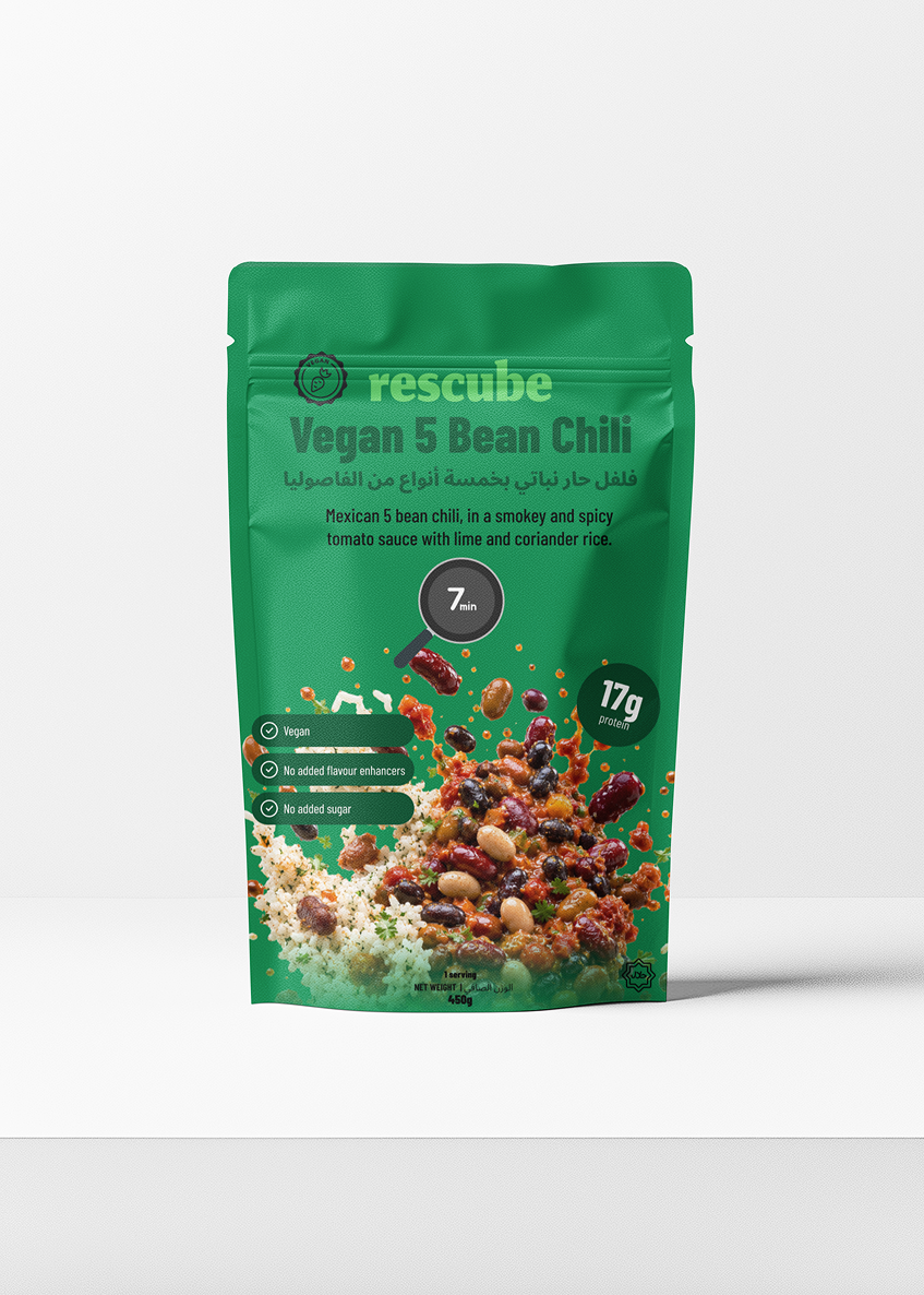 [PRE-ORDER] Vegan 5 Bean Chili with Rice 450g