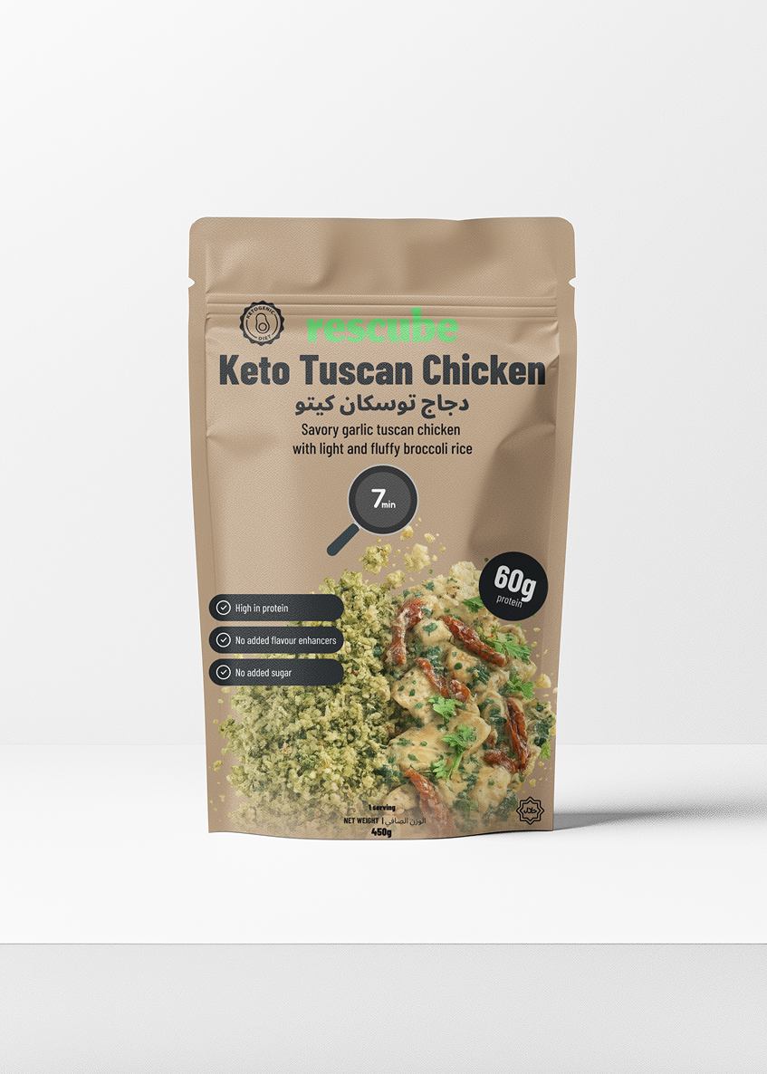 [PRE-ORDER]  Keto Tuscan Chicken with Broccoli Rice 450g
