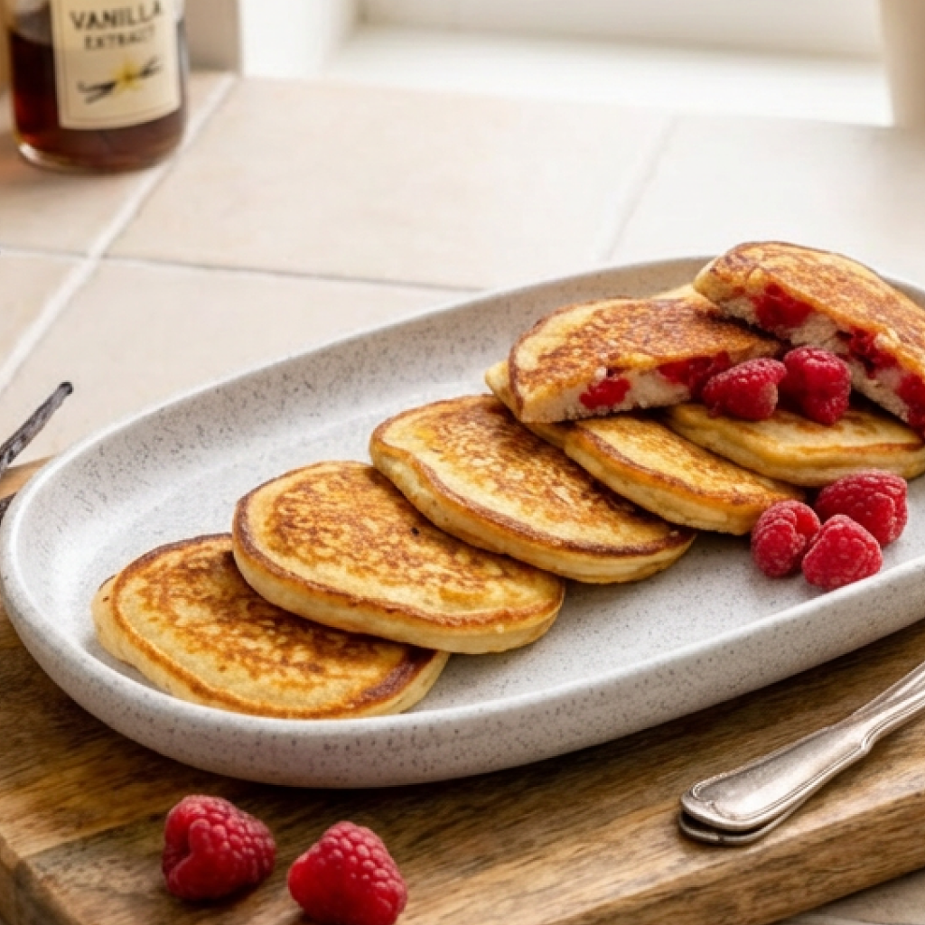 Raspberry Protein Pancakes (10 piece)